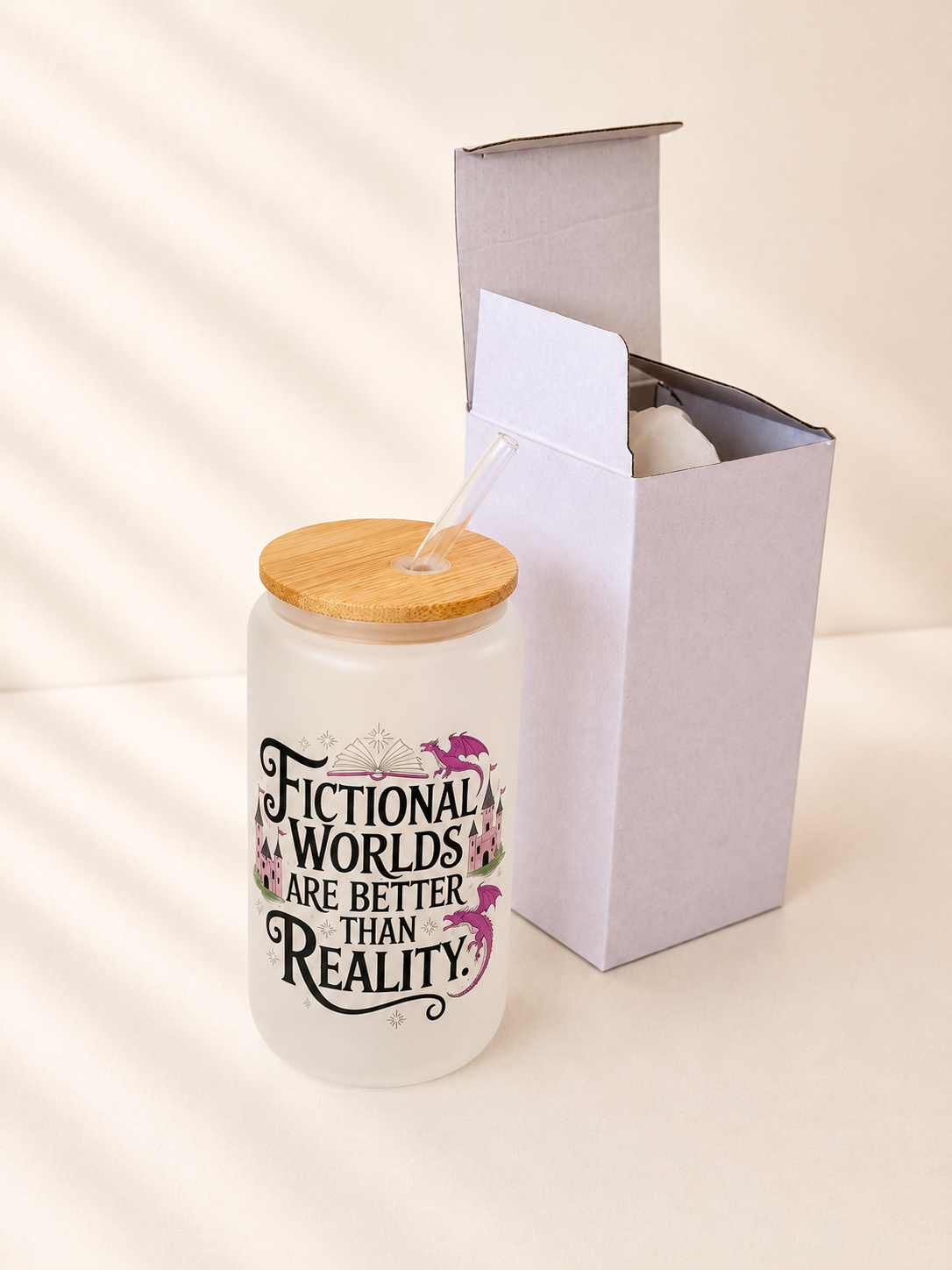Fictional worlds are better than reality - glasmugg från the cute cloud